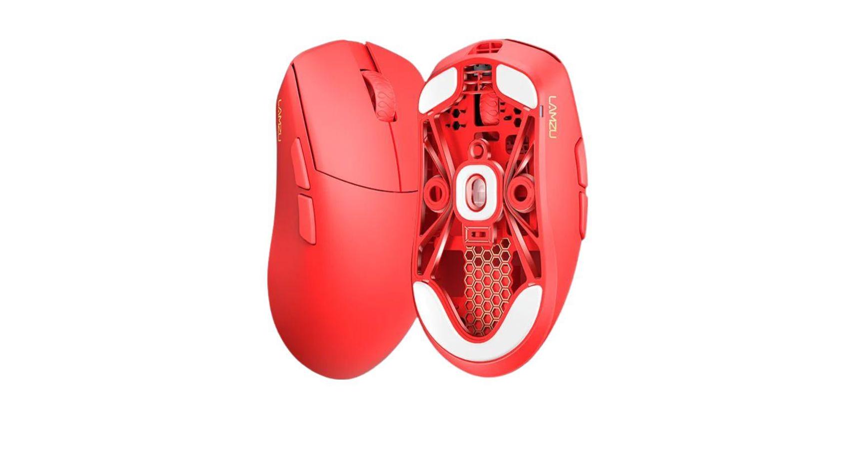 LAMZU Maya 4K Wireless Gaming Mouse Imperial Red Hardwarezone